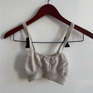 Size XS Mango Cream Knit Bandeau